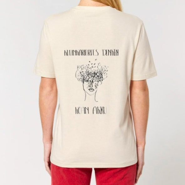 "Kleinkariertes Denken" T-Shirt Natural Raw - Vorbestellung – Bild 2