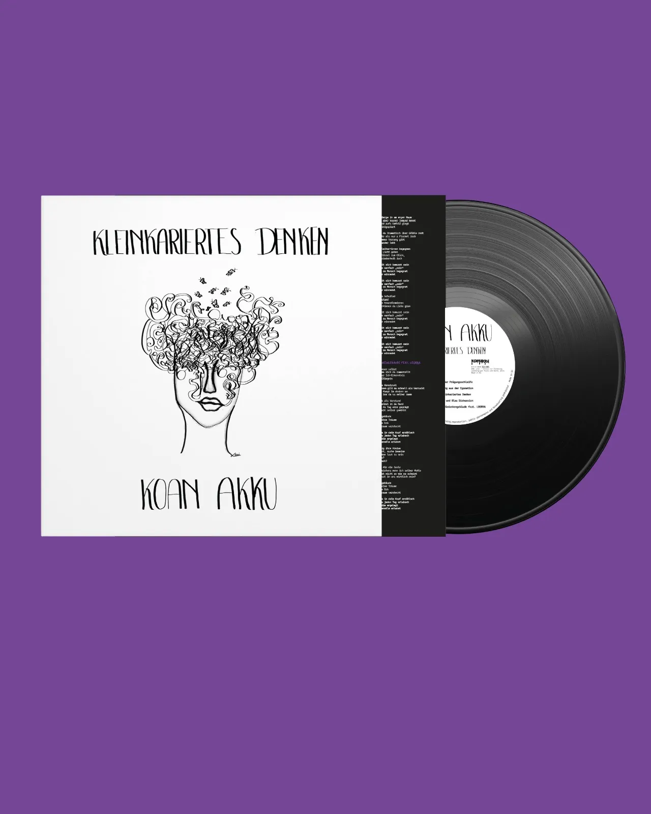 "Kleinkariertes Denken" Vinyl Black - Vorbestellung
